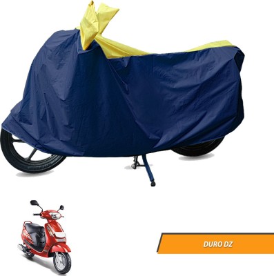 Electronic Buzzzz Two Wheeler Cover for Mahindra(Duro DZ, Blue, Yellow)