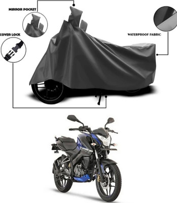 THAPA Two Wheeler Cover for Bajaj(Pulsar 160 NS DTS-i, Grey)