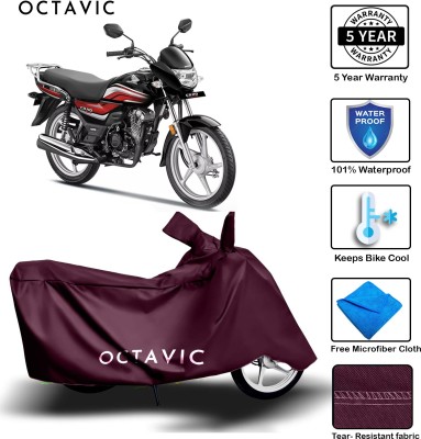 octavic Waterproof Two Wheeler Cover for Honda(CD 100 SS, Maroon)