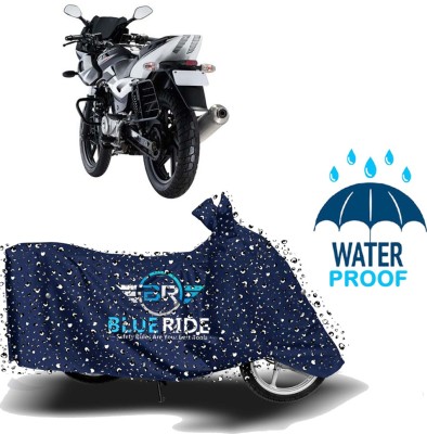 BLUERIDE Two Wheeler Cover for Bajaj(Pulsar 220F, Blue)