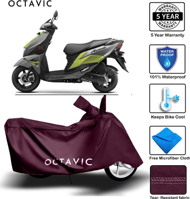 AUTOCAD Waterproof Two Wheeler Cover for Suzuki(Avenis 125, Maroon)