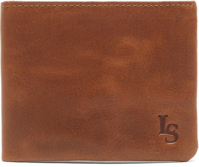 LOUIS STITCH Men Casual Brown Genuine Leather Wallet(8 Card Slots)