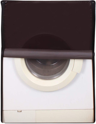 Glassiano Front Loading Washing Machine  Cover(Width: 60.96 cm, Coffee)