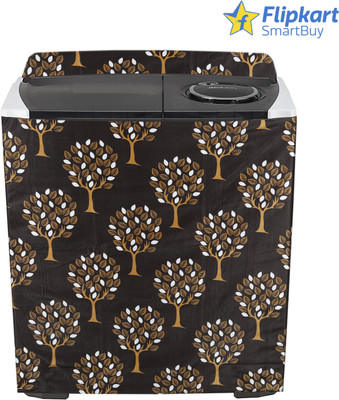 Flipkart SmartBuy Semi-Automatic Washing Machine  Cover(Width: 80.1 cm, Brown)
