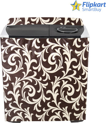 Flipkart SmartBuy Semi-Automatic Washing Machine  Cover(Width: 80.1 cm, Brown)