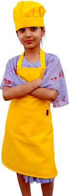RASHO Polyester Apron - XXS(Yellow, Single Piece)