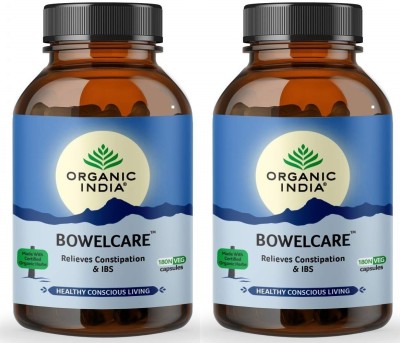 ORGANIC INDIA Bowelcare 180 Cap(Pack of 2)