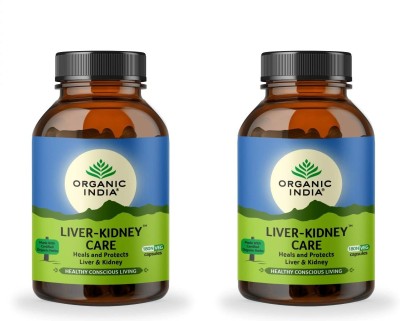 ORGANIC INDIA Liver Kidney Care 180 Cap(Pack of 2)