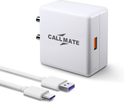 Callmate 25 W 5 A Mobile Charger with Detachable Cable(White, Cable Included)