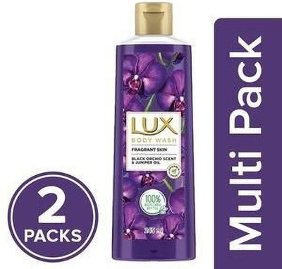 LUX Body Wash For Fragrant Skin - Black Orchid Scent & Juniper Oil 245 ml X 2U(2 x 245 ml)