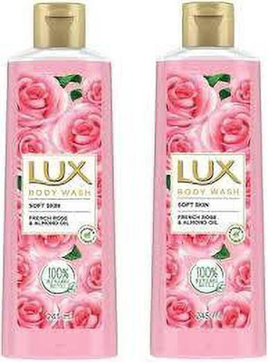 LUX French Rose & Almond Oil, Soft Touch, 2x235 ml (Multipack)(2 x 235 ml)