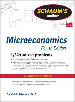 Schaum's Outline of Microeconomics, Fourth Edition(English, Paperback, Salvatore Dominick)