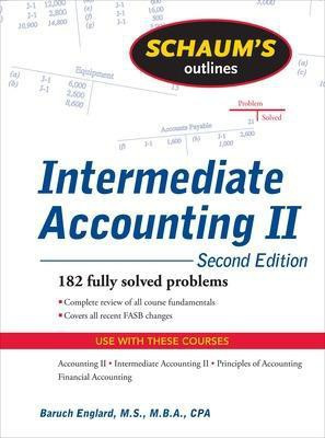 Schaum's Outline of Intermediate Accounting II, 2ed(English, Electronic book text, Englard Baruch)