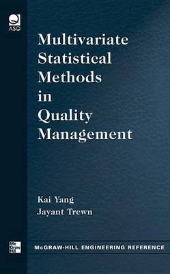 Multivariate Statistical Methods in Quality Management(English, Electronic book text, Yang Kai)