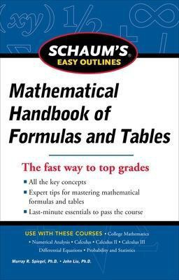 Schaum's Easy Outline of Mathematical Handbook of Formulas and Tables, Revised Edition(English, Paperback, Lipschutz Seymour)