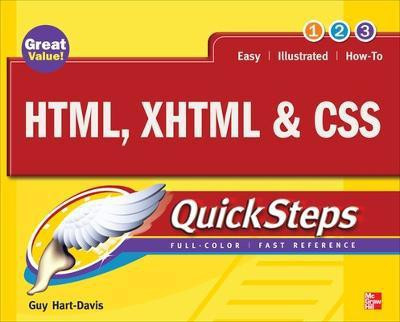 HTML, XHTML & CSS QuickSteps(English, Paperback, Hart-Davis Guy)