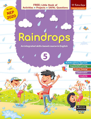 Raindrops MCB 5 As Per NEP 2020 An Integrated Skill-Based Course In English| Main Course Book For Class 5 Ratna Sagar(Paperback, Uma Raman,Nina Sehgal)