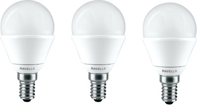 HAVELLS 2.8 W Basic Standard E14 LED Bulb(Yellow, Pack of 3)