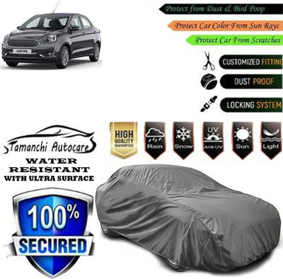 Tamanchi Autocare Car Cover For Ford Figo Aspire 1.2 Ti-VCT Ambiente ABS(Grey)