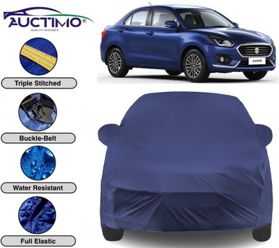 AUCTIMO Car Cover For Maruti Suzuki Swift Dzire (With Mirror Pockets)(Blue)