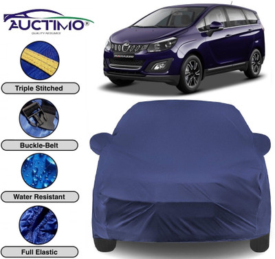 AUCTIMO Car Cover For Mahindra Marazzo (With Mirror Pockets)(Blue)