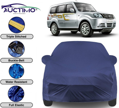 AUCTIMO Car Cover For Tata Sumo Gold (With Mirror Pockets)(Blue)