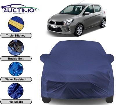 AUCTIMO Car Cover For Maruti Suzuki Celerio (With Mirror Pockets)(Blue)