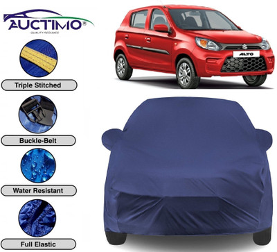 AUCTIMO Car Cover For Maruti Suzuki Alto 800 (With Mirror Pockets)(Blue)