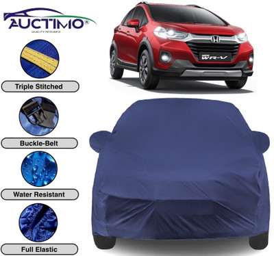 AUCTIMO Car Cover For Honda WRV i-VTEC S Petrol (With Mirror Pockets)(Blue)