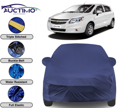 AUCTIMO Car Cover For Chevrolet Sail U-VA (With Mirror Pockets)(Blue)