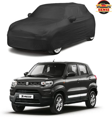 Sensi Car Cover For Maruti Suzuki S-Presso (With Mirror Pockets)(Black)
