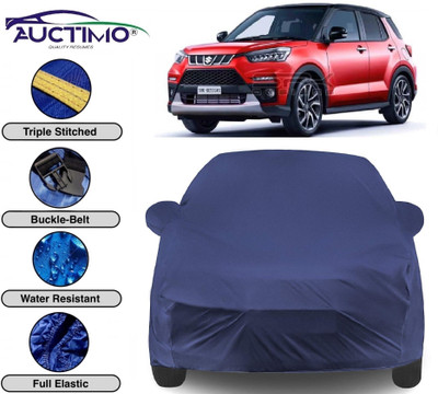AUCTIMO Car Cover For Maruti Suzuki Vitara Brezza Facelift (With Mirror Pockets)(Blue)
