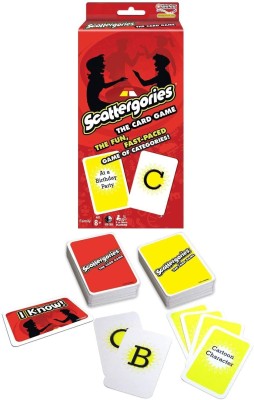 Tickles Scattergories The Card Game Your 2 or More Players Ages 8 and Up(Multicolor)