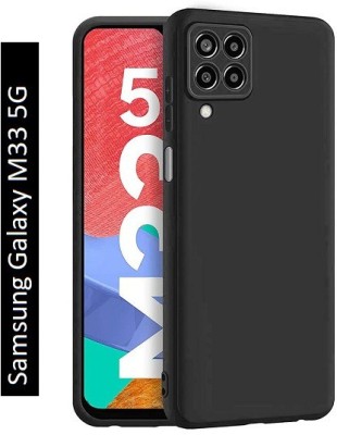 Bodoma Back Cover for Samsung Galaxy M33, Samsung Galaxy M33 5G(Black, Grip Case, Silicon, Pack of: 1)