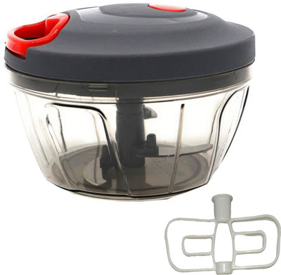Smiling Cart 2in1 Handy Chopper for Vegetables & Dry Fruits (1pc, Red) Vegetable & Fruit Chopper(1 chopper)
