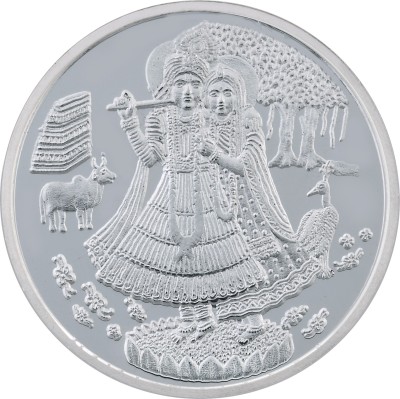 Bangalore Refinery Radha Krishna S 999 10 g Silver Coin