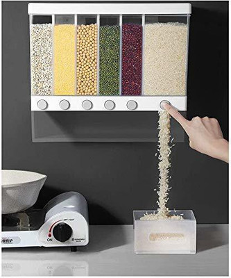 JEYANG Plastic Cereal Dispenser  - 10 L(White)
