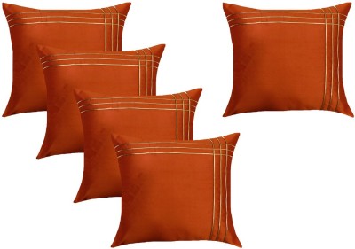 EVERIA® Striped Cushions Cover(Pack of 5, 40 cm*40 cm, Orange)