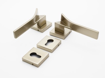 Rab Zinc Alloy Matte Door levers(Beige)