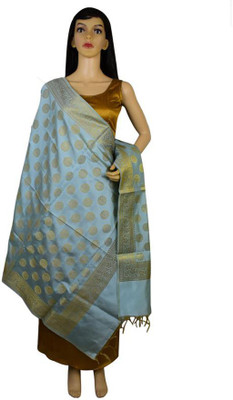 Way2Like Silk Blend Woven Women Dupatta