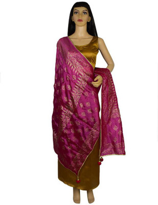 Way2Like Silk Blend Printed Women Dupatta