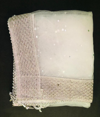 APNA KAPDA BAZAAR Net Self Design Women Dupatta