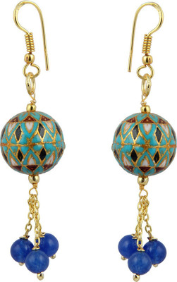 Pearlz Ocean Delighting Jade Alloy Drops & Danglers