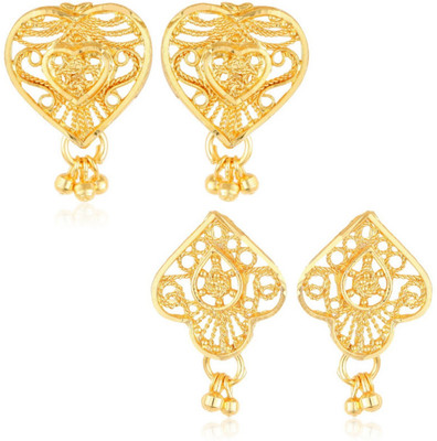 Vivaana Everyday wear Fancy Stud Earring combo for Women and Girls Brass, Alloy Stud Earring