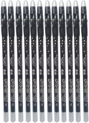 ads ADS-Eyeliner-MosturizingFormulaWith-BlackColor-Packof-12pcs 2.5 g(Black)