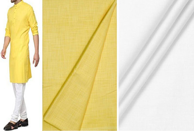 Pri & Su CottLinns Cotton Blend Solid Kurta & Churidar Material