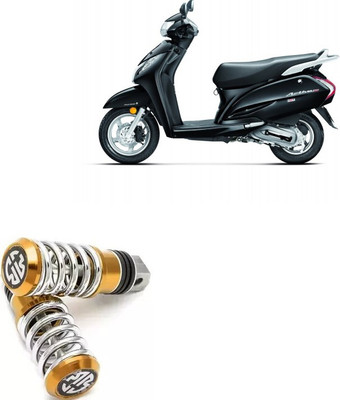 SEMAPHORE Spring Coiled Universal Bike Foot Rest For Hero Pleasure Foot Rest(Gold)