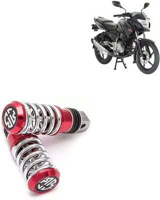 SEMAPHORE Spring Style Metal Bike Foot Rest For Bajaj Pulsar NS 200 Foot Rest(Red)
