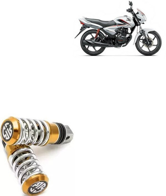 SEMAPHORE Spring Coiled Universal Bike Foot Rest For Hero MotoCorp Splendor iSmart Foot Rest(Gold)
