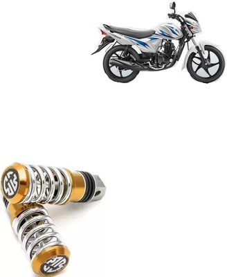 SEMAPHORE Spring Coiled Universal Bike Foot Rest For Kawasaki Ninja 300 Foot Rest(Gold)